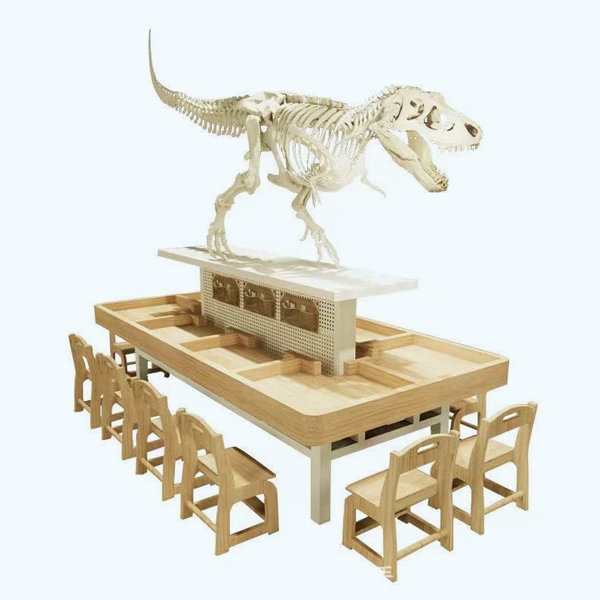 恐龙考古桌(木质烤漆）